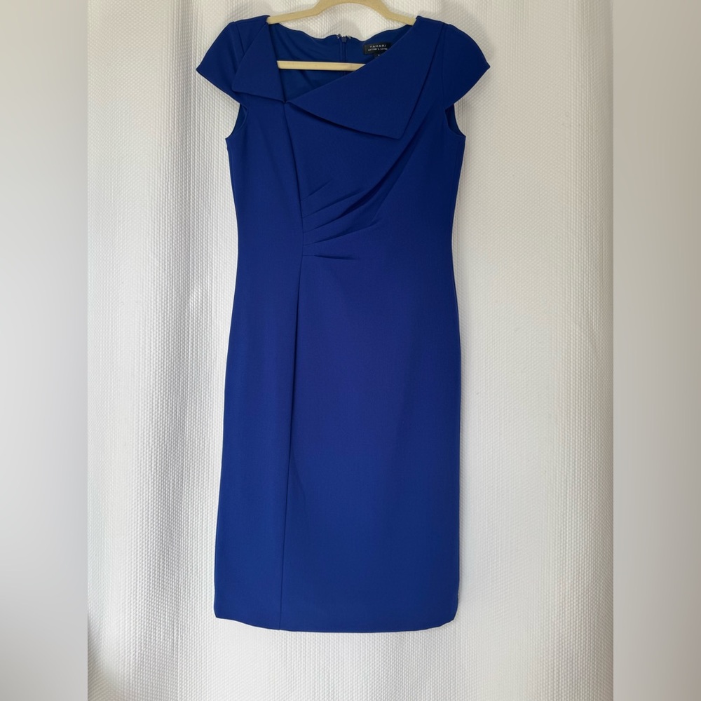 Tahari Royal Blue Dress